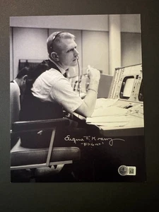 Eugene Kranz Rare! autographed signed NASA Apollo 11 8x10 photo Beckett BAS coa - Picture 1 of 1