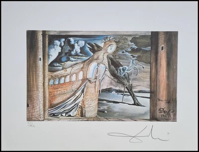 SALVADOR DALI * Decor for 'Romeo et Juliet* 65 x 50 cm*signed lithograph*limited - Bild 1 von 4