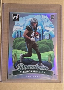 2025 Donruss NFL Downtown jumbo OVERSIZED Tetairoa McMillan RC # 15 W/ Toploader - Picture 1 of 3