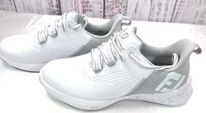 FootJoy FJ Fuel 90608 weiß/grau/flieder Damen-Golfschuhe ohne Spikes Größe 8 - Bild 1 von 9