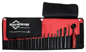 ‎Mayhew Tools | ‎66287 | Mayhew Tools 66287 Punch and Chisel Set, Black Oxide Fi - Picture 1 of 2
