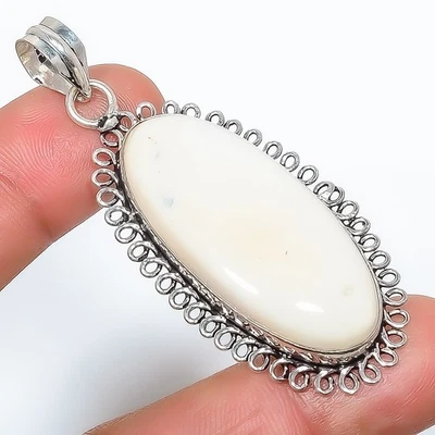 Regalo para ella colgante de joyería de piedras preciosas de coral de plata de ley 925 Foto 1 de 4