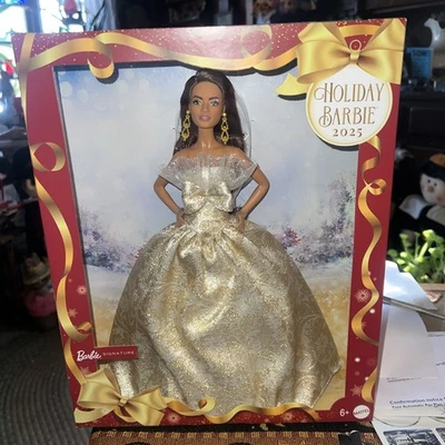 2025 Holiday Barbie Latina Brown Hair - image 1 of 4