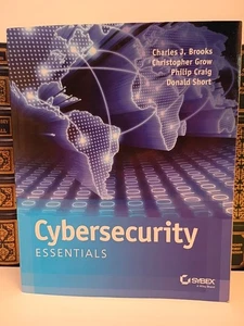 Cybersecurity Essentials Book By Brooks, Grow, Craig, Short - Like New - Picture 1 of 6