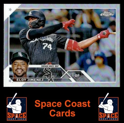 2023 Topps Chrome #34 Eloy Jiménez Refractor - Image 1 of 2
