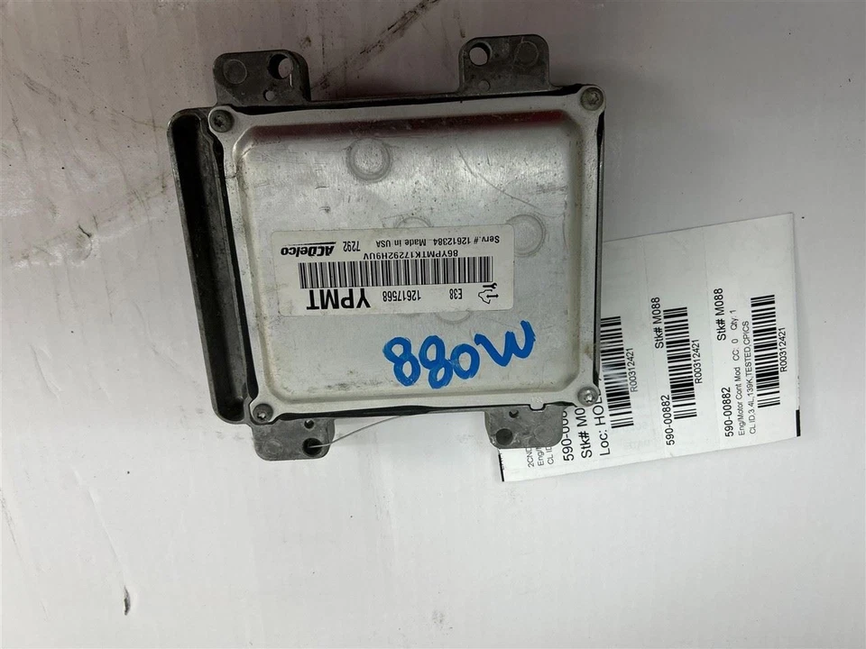 Módulo de control del motor Chevy Equinox 2008-2009 3,4 L OEM Foto 1 de 4