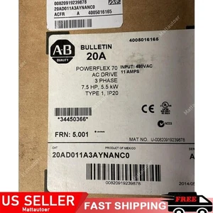 1 PIEZA Nuevo Allen-Bradley 20AD011A3AYNANC0 Nuevo AB 20AD011A3AYNANC0 Envío Gratis - Imagen 1 de 3