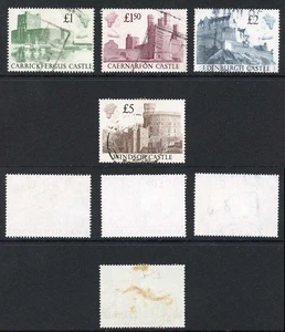 SG1410/1413 Castle High values Set 4 values Used - Picture 1 of 1