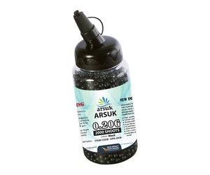 BB Pellets 6mm Airsoft 0.20g High Grade Smooth Polished Plastic Bullets 2000 - Picture 1 of 9