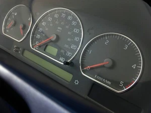 Per Volvo S70 C70 V70 96-00 Anelli per cruscotto in alluminio lucidato pezzi x3 - Imagen 1 de 8