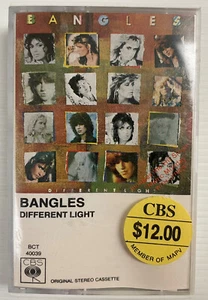Bangles Different Light Music Cassette Tape BCT 40039 CBS 1986 White Case OG - Picture 1 of 24