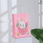 6Pcs Bunny Rabbit Paper Bag Cartoon Gift Bag For Happy Easter Party Decoratio wi