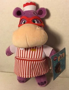 NEW 8” Disney Plush Doc McStuffins Purple Hippo Hallie Nurse Toy Original Tags - Picture 1 of 9