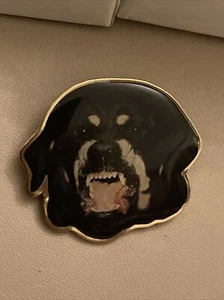 givenchy  pin  ROTTWEILER dog Collectible genuine Item Unisex Brooch Boxed Used - Picture 1 of 8