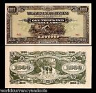 MALAYA 1000 DOLLARS P-M10 1945 WW II OX UNC JAPANESE WAR CURRENCY WAR JIM NOTE