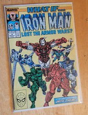 WHAT IF #8 IRON MAN LOST THE ARMOR WARS? MARVEL 8.0 *1989*