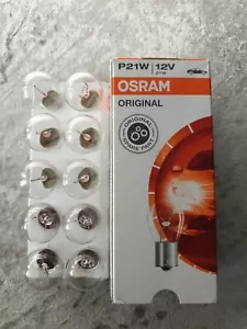 8× OSRAM P21W REVERSE INDICATOR FOG LGHT BULBS - Picture 1 of 1