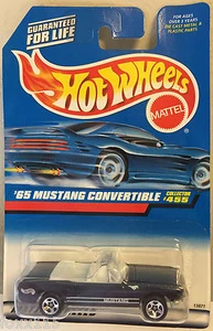 Hot Wheels 65 Mustang Convertible Ford Sp5's Blue #455 China 1998 - Picture 1 of 1