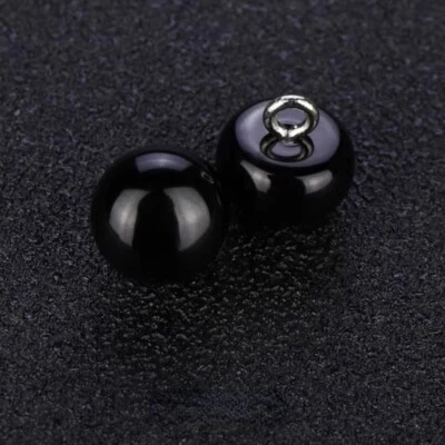 10X DIY 10mm Half Ball Dome Pearl Buttons with Metal Shank Sewing Clothes Craft - Image 1 of 4