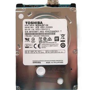 Toshiba MQ04UBF100 HDKCD26AZA31 T AZA AB21/JU002U Philippines 1TB USB MAY/2019 - Photo 1/1