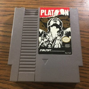 VINTAGE NINTENDO NES, "PLATOON" - Picture 1 of 2