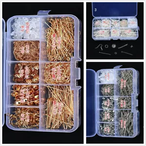 750pcs Set Jewelry Making Starter Kit Earring Bracelet Necklace Findings in Box - Picture 1 of 6