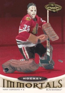 00/01 UD HEROES..TONY ESPOSITO..IMMORTALS..# 124..BLACKHAWKS..FREE COMBINED FREE - Picture 1 of 1