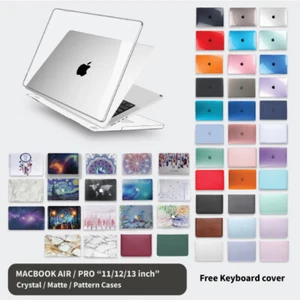 Crystal Matte Pattern Hard Case Shell for MacBook Air 11 inch 13" Retina Pro - Picture 1 of 191