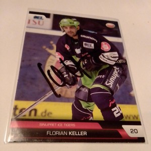 DEL Card Nuremberg ICE Tigers season 2008/09 signed Florian cellar
