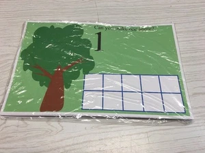 Apple Tree Count - Dry Erase - Laminated Activity Set - Teaching Supplies - Picture 1 of 8
