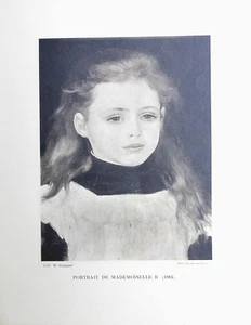 Pierre Auguste Renoir Heliogravure Limited Portrait de Mademoiselle B 1921 - Foto 1 di 1