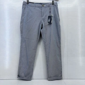 Tommy Hilfiger Heritage Hampton Chino blau und weiß gestreifte Hose Gr. 8 neu mit Etikett - Bild 1 von 14