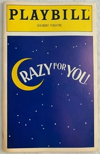 Vintage Crazy For You Playbill November 1993 Schubert Theatre NYC - Picture 1 of 4