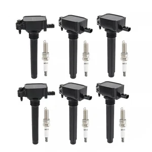 For Jeep For Chrysler 6PCS Ignition Coil & Iridium Spark Plug For Dodge - Picture 1 of 15