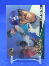 1996 PINNACLE SPORTFLIX HIT PARADE 3D INSERT CARD 4 OF 16 MIKE PIAZZA DODGERS SP