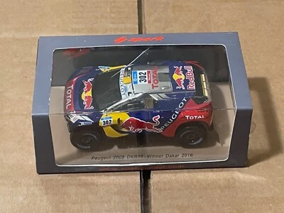 Spark S4876 Peugeot 2008 DKR16 Winner Dakar Rally 2016 - S Peterhansel 1/43  - Image 1 of 4
