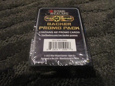 NEW Star Realms Rise of Empire Backer Promo Pack Kickstarter Exclusive - Image 1 of 2