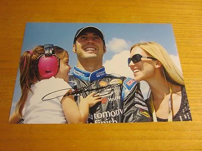 Sam Hornish Jr. Driver Autographed Signed 8X12 Photograph NASCAR Racing - Image 1 of 2