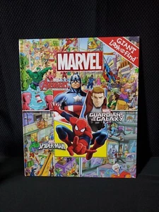 Marvel Giant Look and Find Avengers / Guardians Of The Galaxy / Spiderman Book - Picture 1 of 9