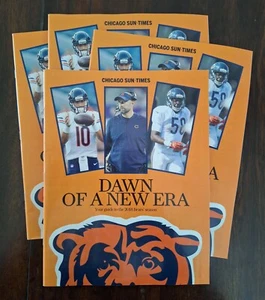 FOUR Chicago Bears “Dawn of a New Era” Chicago Sun Times 2018 Season Guides - Picture 1 of 6
