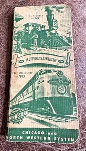 Chicago and North Western Railway System 1948 & 1949 Pocket Calendar & Notebook - Picture 1 of 12