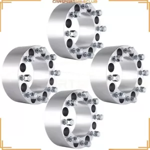 4 PCS 8x6.5" 8 Lugs Wheel Spacers 3" Adapters For Dodge Ram 2500 Ram 3500 - Picture 1 of 9