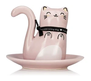 Cat Jewellery Trinket Tray Mum Gift For Her Dressing Table Ring Holder Dish Xmas - Picture 1 of 1
