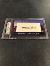 Mookie Wilson 4/17 2012 Historic Autographs Champions NY 1986 AUTO GEM MT 10