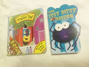 Tractor Ted (Fast Forward) pop up pictures & the Itsy Bitsy Spider Book lot used - Bild 1 von 7