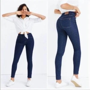 Neu ohne Etikett Madewell 10" hoch geschnittene Skinny-Jeans Größe 24 - Bild 1 von 15