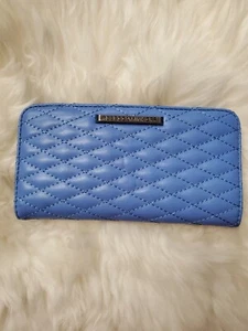 Cartera Rebecca Minkoff Cuero Acolchado Sophie Snap Delgada Azul - Imagen 1 de 6
