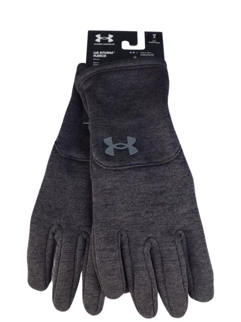 Under Armour Storm Fleece Men's Glove, Large - Jet Gray (1365975)