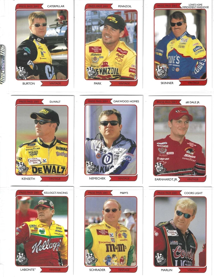 2001 Press Pass VINTAGE--#VN11 Steve Park--ONE CARD ONLY! - Image 1 of 3