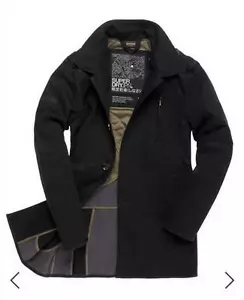 Geringfügige defekte leichte Trenchjacke von Superdry Off Jermyn Street Peacoat von Trench - Bild 1 von 11